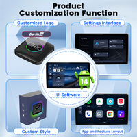 Carlinkit Tbox S1B, mise à niveau entièrement nouvelle, Android 14, mise en miroir sans fil de l'écran, 6 en 1, CarPlay sans fil, Android Auto, nouvelle boîte AI universelle