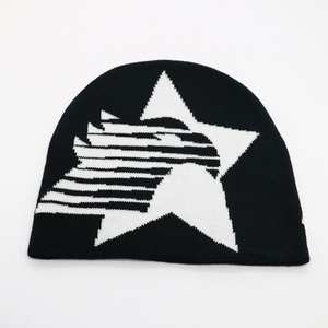 Nouvelle Tendance Bonnet Tricoté Personnalisé Sans Revers, Bonnet Court avec Logo Personnalisé, Casquettes de Sport pour Adultes Unisexe - Product Image 1