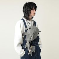 Vente en gros de sac à dos requin 3D sac à dos léger avec fermeture à glissière femme cadeau de Noël sac à bandoulière requin gris doux