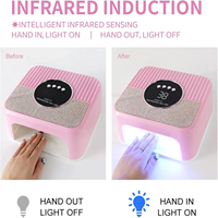 Lampe UV LED Professionnelle SUN L5 Haute Puissance 268W pour Séchoir à Ongles avec Diamant pour Salon