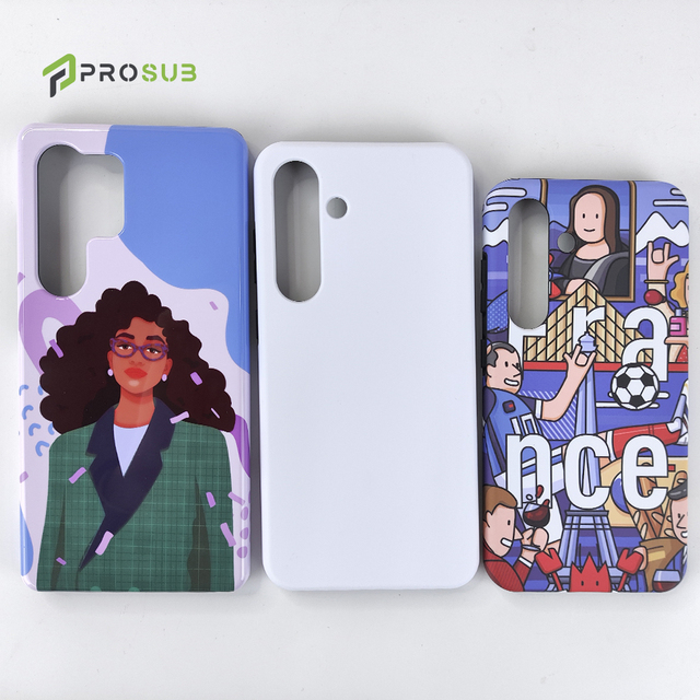 Prosub Custom 3D Sublimation Phone Case for Samsung A36/A56 Protective Blank Coated Cover with OPP Bag Packaging