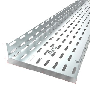 Goulotte industrielle perforée en <span class=keywords><strong>acier</strong></span> passif pour la gestion des câbles de communication - Product Image 1