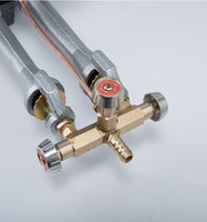 Brûleur à gaz GPL robuste en fonte facile à utiliser, 2 tuyaux, brûleur simple, cuisinière puissante pour cuisine extérieure