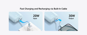 <span class=keywords><strong>Batterie</strong></span> externe Anker Zolo 20000mAh 30W avec USB-C intégré et câble de charge rapide, affichage numérique pour iPhone Android, idéale pour les voyages - Product Image 4