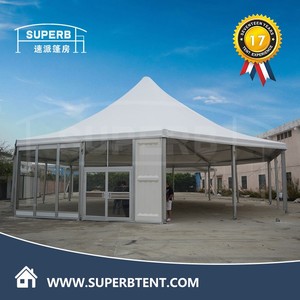 Tenda a baldacchino pop-<span class=keywords><strong>up</strong></span> 10x10m personalizzabile in fibra di vetro e poliestere, impermeabile, per glamping <span class=keywords><strong>4</strong></span> stagioni, esposizioni all'aperto, facile da montare - Product Image 3