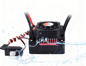 Contrôleur de vitesse électronique (ESC) étanche 25A sans balais avec dissipateur thermique en aluminium CNC 2-4S LiPo pour drone FPV, avion RC, bateau - Product Image 2
