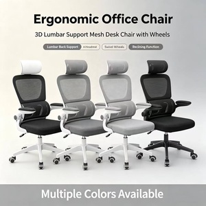 Chaise de bureau confortable pour étudiants, idéale pour les longues sessions sur ordinateur, la maison ou les réunions, avec dossier ergonomique en forme d'arc. - Product Image 1
