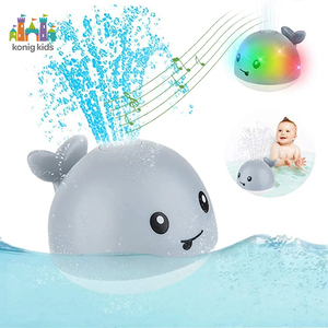 Jouets lumineux Konig Kids, jouets à jet d'eau en forme de baleine pour la baignoire, jouets LED pour enfants, jouets de bain - Product Image 1