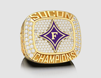 Bagues de championnat de sport en or de haute qualité pour softball, football, baseball, bijoux de mode pour hommes, logo personnalisé, bagues de championnat national
