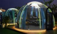 Serre de jardin, maison à bulles, tente familiale en polycarbonate, dôme transparent pliable, maison à bulles étoile, capsule ronde en plastique