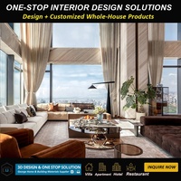 George Group, Decoraciones Modernas Profesionales para el Hogar con Renderizado 3D, Servicio de Diseño de Interiores, Solución Integral para Proyectos de Villas