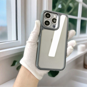 Cứng trở lại trong suốt điện thoại di động trường hợp đối với <span class=keywords><strong>iPhone</strong></span> 15 14 13 cộng với điện thoại trường hợp Logo thiết kế sang trọng điện thoại di động Trường hợp đối với <span class=keywords><strong>iPhone</strong></span> 11 - Product Image 2