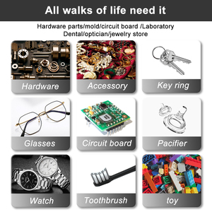 Nettoyeur à ultrasons <span class=keywords><strong>pour</strong></span> <span class=keywords><strong>bijoux</strong></span>, petites pièces dentaires, avec réservoir de 2L, <span class=keywords><strong>pour</strong></span> manucure et lunettes - Product Image 5