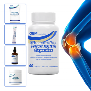 Capsules de Glucosamine et Chondroïtine OEM pour la Flexibilité Articulaire – Complément Alimentaire avec Emballage Personnalisé en Usine et Plusieurs Designs d'Étiquettes - Product Image 1