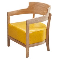Meubles de restaurant modernes d'usine Foshan café cuir bois massif siège unique canapé tabouret Table chaise combinaison