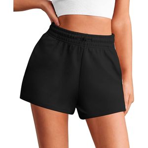 FOXA Short de sport pour femme, taille élastique de 3 pouces, short de sport confortable avec poches, vêtements de sport décontractés - Product Image 1