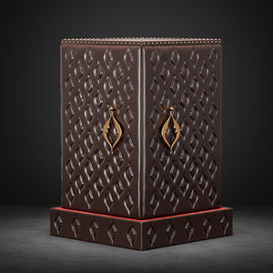 Scatola di trofeo in pelle di legno personalizzata in fabbrica per medaglie di gioco Logo personalizzato calcio basket High-end gioco coppa trofeo scatola di lusso - Product Image 3