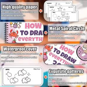 Comment dessiner tout ce qui existe : 300 dessins <span class=keywords><strong>de</strong></span> choses mignonnes, livre <span class=keywords><strong>de</strong></span> <span class=keywords><strong>dessin</strong></span> pour enfants - Product Image 5