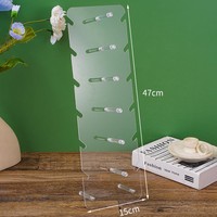 YTZLG5 conception gratuite support de présentoir de lunettes en acrylique transparent 4 fentes affichage de lunettes de compteur du fabricant