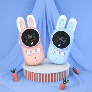 Walkie-talkie inalámbrico con linterna para niños, de larga distancia Walkie Talkie, portátil, <span class=keywords><strong>Color</strong></span> rosa y azul, 3Km, para exteriores - Product Image 5