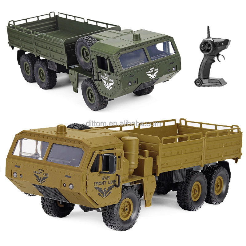 軍用ピックアップトラックを運転する6輪2.4G 6WD Rc装甲トラック