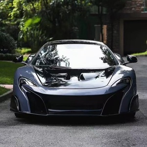 2015-2018 New Car Modification Upgrade Half Carbon Fiber Body Kit Front/Rear Bumper Fender <b>Engine</b> <b>Hood</b> for McLaren 650LT - Product Image 2