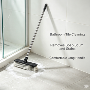 Adjustable Floor Broom Removable Handle Tilted Head Ergonomic Cleaning Brush for Wall and Floor - Product Image 3