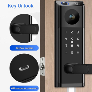 Cerradura Inteligente con Huella Dactilar Tuya WiFi, Audio Bidireccional, Timbre Integrado, Cerradura Inteligente con Cámara, Ideal para Casa y Airbnb - Product Image 5