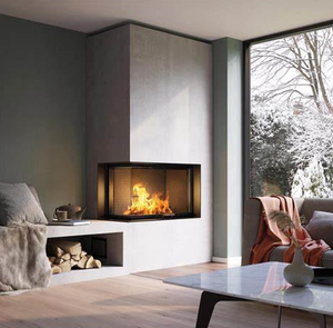 Caminetto lineare a ventilazione diretta, stufa a gas con valvola italiana importata GPL/GN per ville di lusso e progetti di agriturismi - Product Image 6