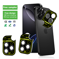 Protection d'écran anti-reflet et anti-explosion pour objectifs d'appareil photo, installation facile, pour iPhone 15 14 13 Pro Max Plus – Vente Flash Usine
