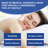 Plester Mulut Private Label untuk Pernapasan Hidung yang Lebih Baik, Plester Mulut Kelas Medis untuk Tidur, Mengurangi Pernapasan Mulut
