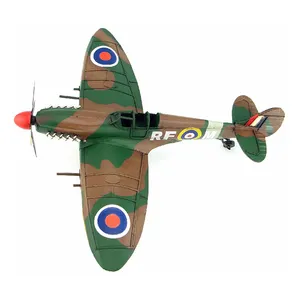 2021 Hoge Kwaliteit Retro Ijzer Vliegtuig Model 1938 Wereldoorlog Ii Britse Straaljager Woondecoratie Tafelblad Decoratie Gift