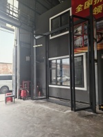 Puerta Plegable de Aluminio para Exteriores, de Alta Resistencia, Perfil Grueso, Resistente al Viento, con Gran Apertura, Puerta Plegable de Vidrio para Apartamentos y Villas