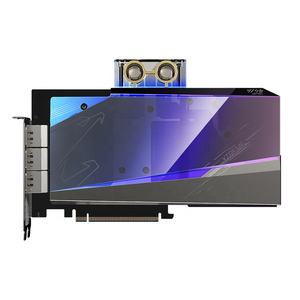 Carte graphique de jeu <span class=keywords><strong>GIGABYTE</strong></span> AORUS <span class=keywords><strong>GeForce</strong></span> <span class=keywords><strong>RTX</strong></span> <span class=keywords><strong>3080</strong></span> <span class=keywords><strong>Ti</strong></span> XTREME WATERFORCE WB 12G d'occasion avec multiprocesseurs de streaming Ampere - Product Image 3