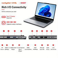 Ordinateur portable professionnel 15,6 pouces FHD AMD Ryzen 5, 8 Go de RAM, 256 Go SSD, Windows 11 Pro, vente en gros OEM