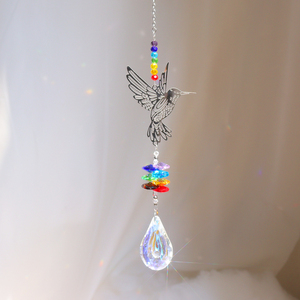 <b>Crystal</b> Suncatchers Fairies Butterflies Birds Owls <b>Trees</b> Window Hanging Drench Your Space Inrainbow Energy - Product Image 5