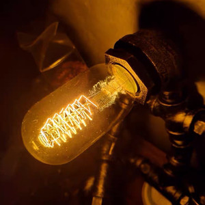 Prix bas garçon cadeau conduite d'eau industriel créatif led cool lampe de table robotique steampunk interrupteur de lumière - Product Image 5