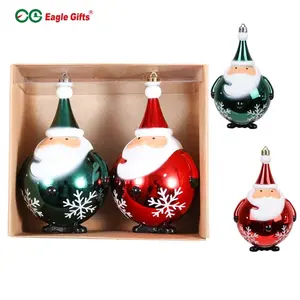 Eaglegifts Kerstballen红色绿色定制塑料鞋布圣诞节挂饰圣诞树
