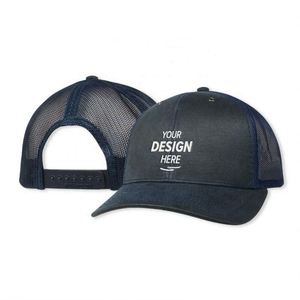Gorra Deportiva Personalizada de 5 Paneles con Logotipo Bordado en 3D, Gorra Trucker de Mezclilla con Malla y Estampado de Espuma, Gorra Deportiva Moderna - Product Image 1