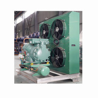 Compacte verticale 3PK éénfase semi-hermetische koelcondensorunit mini-koelcel voor fruit en groenten