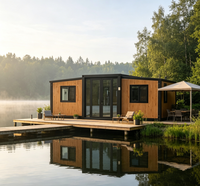 Maison conteneur extensible confortable de 20 pieds pour une résidence de type gîte en milieu rural