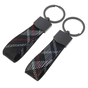 Porte-clés de voiture en ruban de nylon Oxford de haute qualité pour Benz Audi BMW Volkswagen, porte-clés en sangle, pendentif universel - Product Image 1