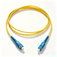 Cordon de brassage fibre optique duplex personnalisé monomode OS2 9/125um LC vers SC 2 fibres, fabriqué par le fabricant