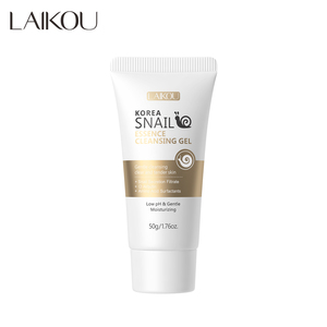Gel nettoyant à l'essence d'escargot LAIKOU KOREA 50g, crème anti-rides à l'acide hyaluronique, crème hydratante éclaircissante pour le visage, nettoyant facial - Product Image 1