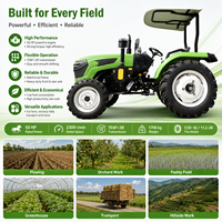Se Buscan Agentes y Distribuidores: Tractor 4x4 LAWNIO con Motor Diésel, Buena Maniobrabilidad para Transporte Agrícola