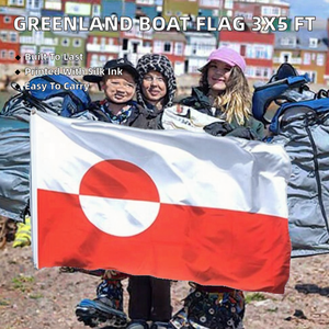 Bandera de Groenlandia Portátil Personalizada con Diseño de Barco, 3x5 pies, Grande, 100D, para Uso Exterior e Interior, Bandera <span class=keywords><strong>Hopi</strong></span> de Arizona, Decoración para el Hogar y Jardín - Product Image 3