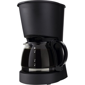 Cafetera de 0.65L, 2-6 Tazas, Programable, con Botón de Encendido, Doble Calentamiento, Ecológica, de Plástico, para Uso Doméstico y Hotelero - Product Image 1