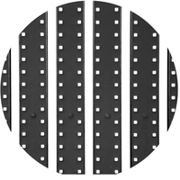 Écran en maille Led mince et léger extérieur P15.6 haute transparence économie d'énergie bonne dissipation thermique rideau verre vidéo