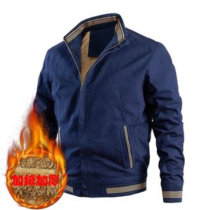 Giacca con Collo Alto per Uomo Autunno e Inverno Vendita Calda per Uomini di Mezza Età e <span class=keywords><strong>Giovani</strong></span> Giacca Casual Spessa alla Moda - Product Image 4