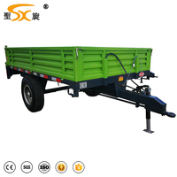 Trailer Traktor Pertanian Berkualitas Terbaik Merek SX Model 7C-2/7CX-2 2 Ton dengan Rem Hidrolik dan Rem Angin Keamanan Tinggi